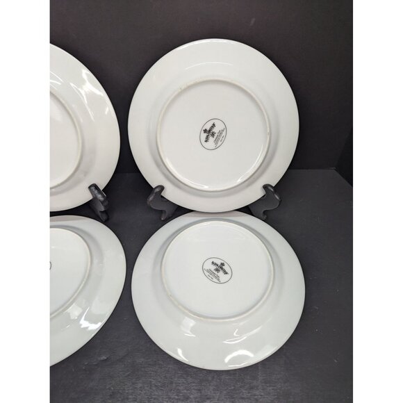 Royal Heritage Collection Christmas Time 7 1/2" Salad Plates Set of 4 - Picture 9 of 11